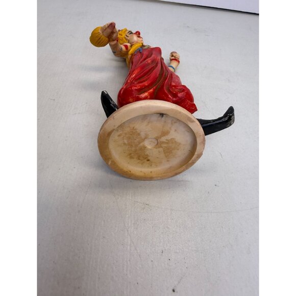 Vintage Fontanini Circus Clown Figurine Cup Drink Detailed Resin Statue Italy - Picture 6 of 8